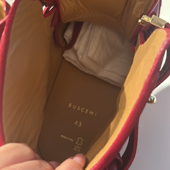 Buscemi Alce High-Top Sneakers Red Men’s Size EU 43/US10 - Picture 5 of 5